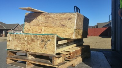 2016-12-28 09.49.26.jpg (3.34 MiB) Viewed 16730 times The crates were supposed to each be on their own pallet. Instead this showed up and was refused.