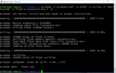 5cd486fc997d49e8bd8d119eb6473d50.png (47.62 KiB) Viewed 13232 times Screenshot of Successful Upload of Hex to Max3