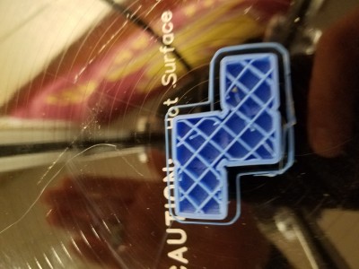 Here is another shot of the infill... better here, but still not great...