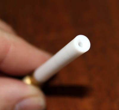 Relief for easy filament insertion