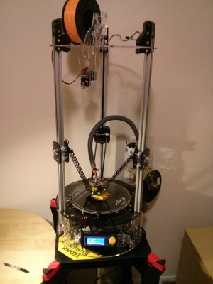 Rostock Max with Extra EZ Extruder