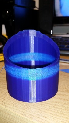 Filament starvation, but then started back up