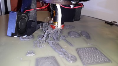 This WAS going to be an AT-ST, but the support was unstable and grabbed the hot end and dragged crap around.