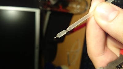 Two-staged rocket, looks very smooth
