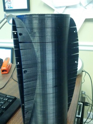 51 hour print result.  Object is 12 inches tall.