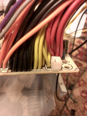 As you can see, there are two areas, labeled +12v1 and +12v2.