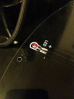 LED in place