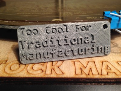 Appropriate Message for a traditional manufacturing class