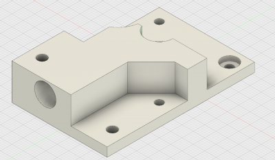 V3 Body (view of the hole for the PTC connector)