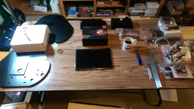 Parts all setup and ready to go...