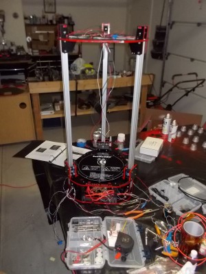Skip ahead a few days and it is starting to look like a printer.