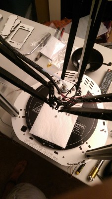 The arms all ready to go! (Now it's starting to really look like a machine!)
